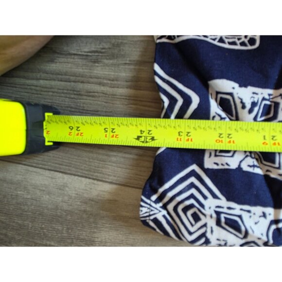 Vintage Norton McNaughton Blue Geometric Print Short Sleeve Blouse Size 8 Womens - Picture 6 of 7